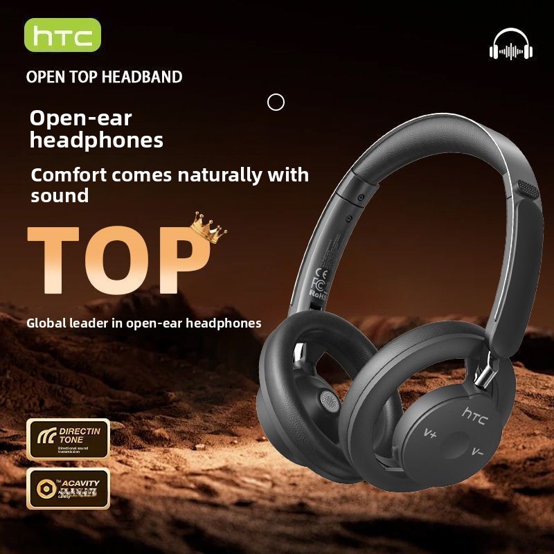 HTC‑HP06 オープンイヤー型ヘッドホン ワイヤレスBl - Anc Wireless Over Ear Headphones のレビューと価格