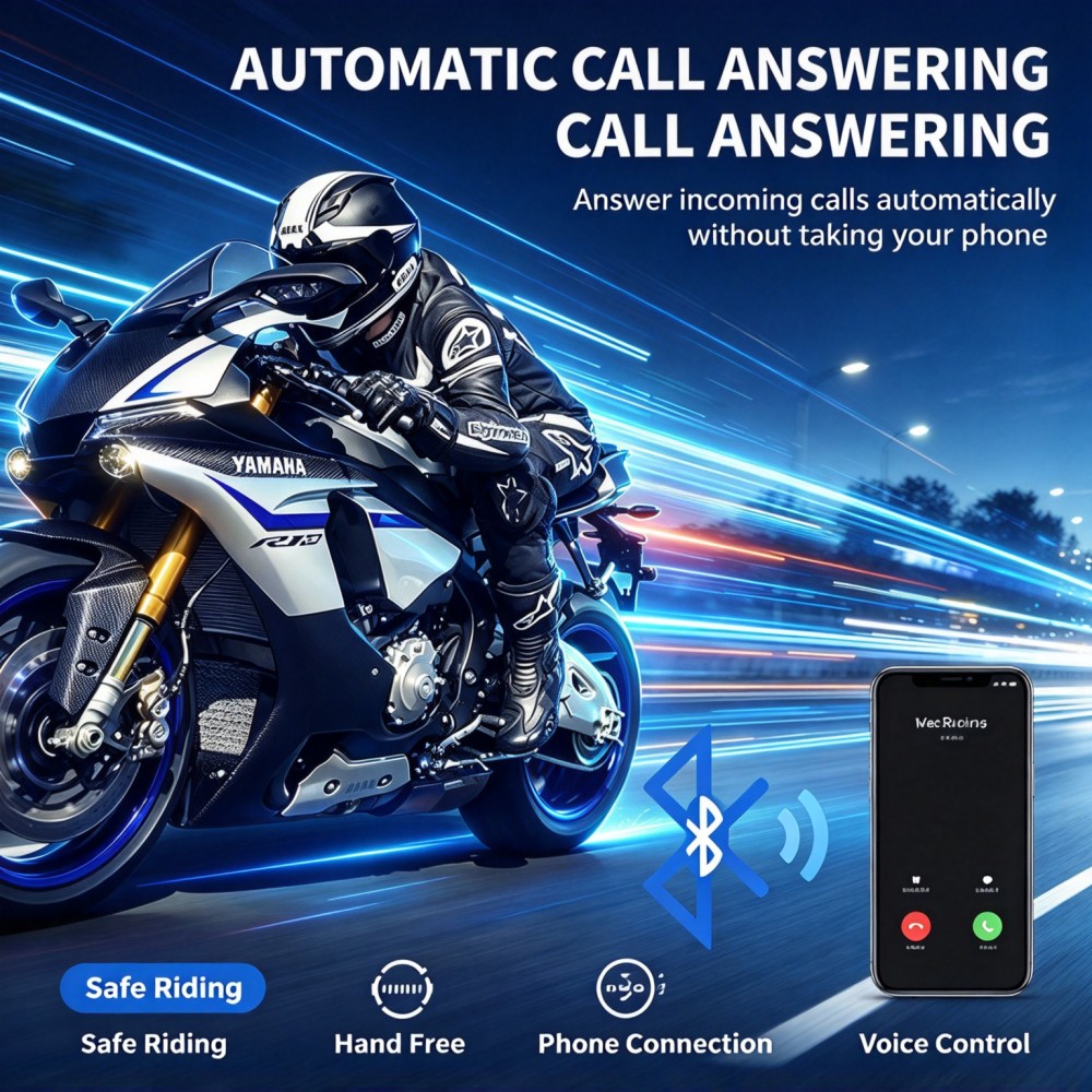 バイク用Bluetoothヘルメットヘッドセット。ハンズフリ - Speakers のレビューと価格