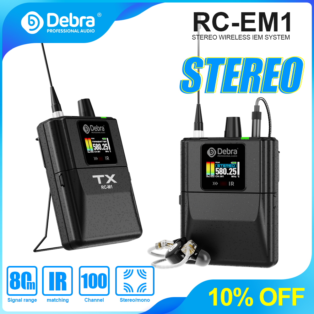 デブラ・オーディオ RC-EM1 UHFステレオワイヤレス・ - In Ear Monitors For Singers のレビューと価格