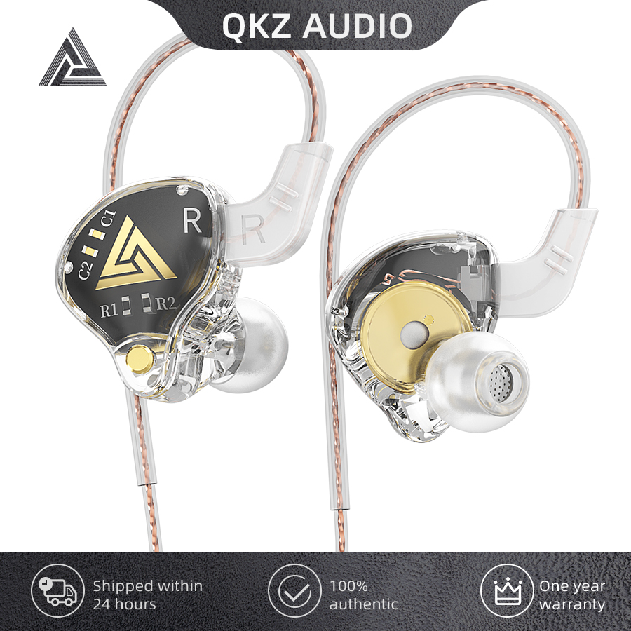 オリジナルQKZ AKX有線イヤホンIEMモニターレベルヘッ - In Ear Monitors For Singers のレビューと価格