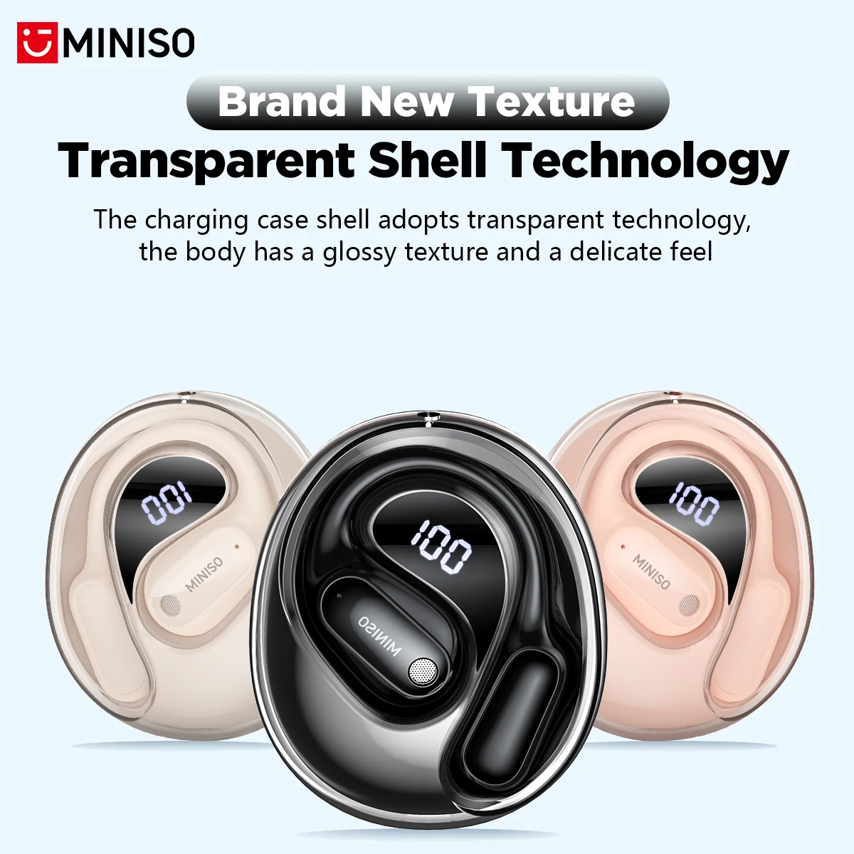MINISO MS190 リアルタイムAI音声翻訳イヤホン。 - Headphones のレビューと価格