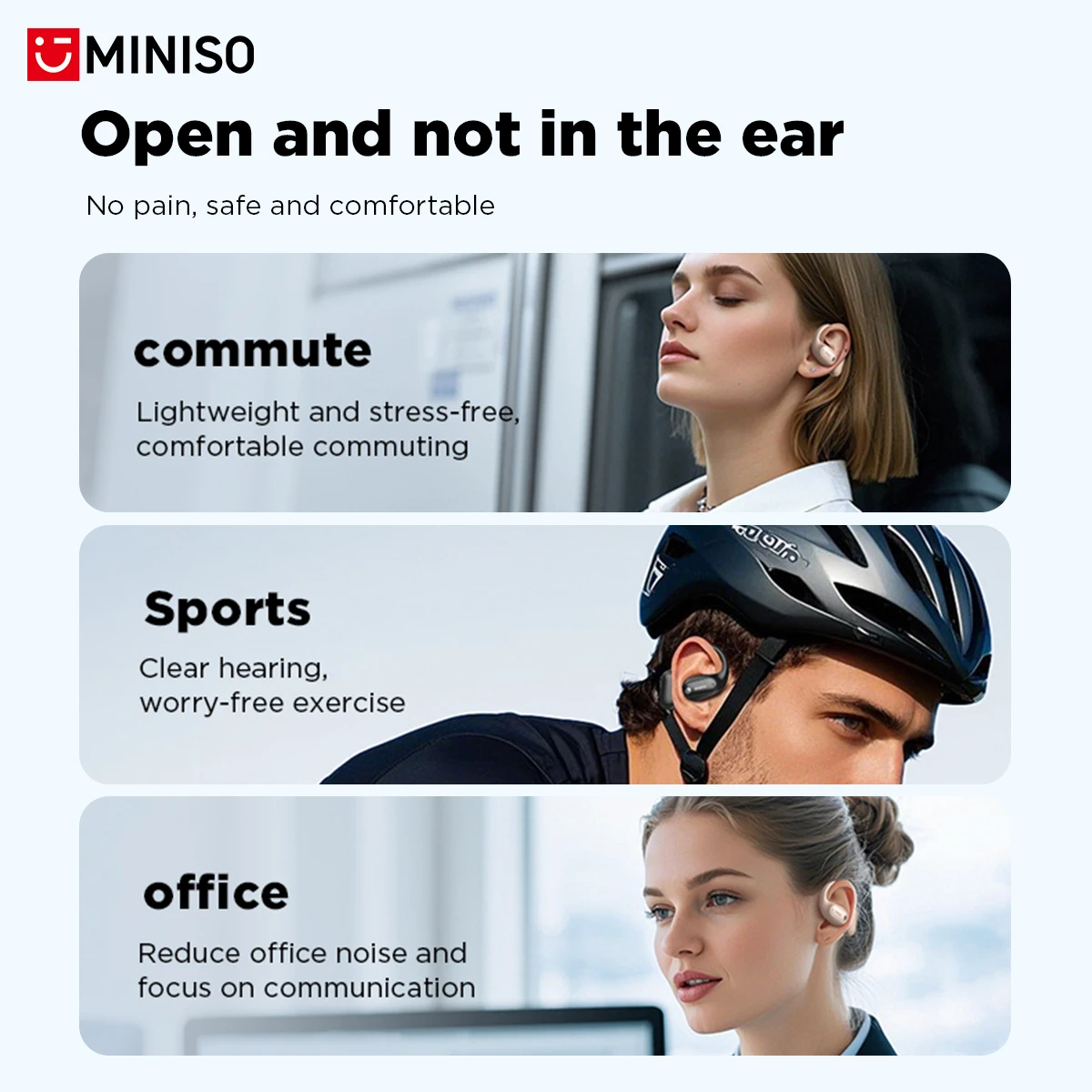 MINISO MS190 リアルタイムAI音声翻訳イヤホン。 - Headphones のレビューと価格