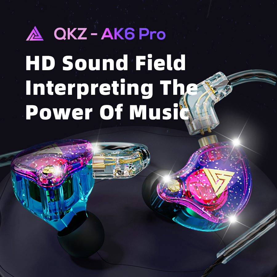 QKZ オリジナル AK6 プロ EDX プロインイヤーモニ - In Ear Monitors For Singers のレビューと価格