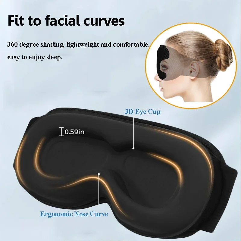 Bluetoothワイヤレス睡眠用ヘッドホン、3Dアイマスク - Type C Wired Earphones With Mic のレビューと価格