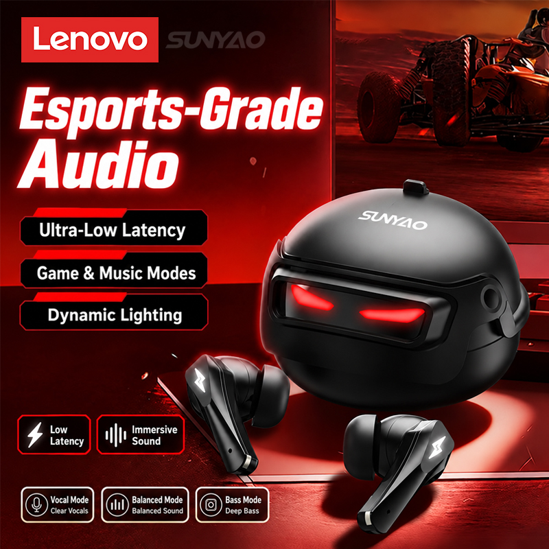 Lenovo GT101 ゲーミングヘッドセット、ワイヤレス - Headphones のレビューと価格
