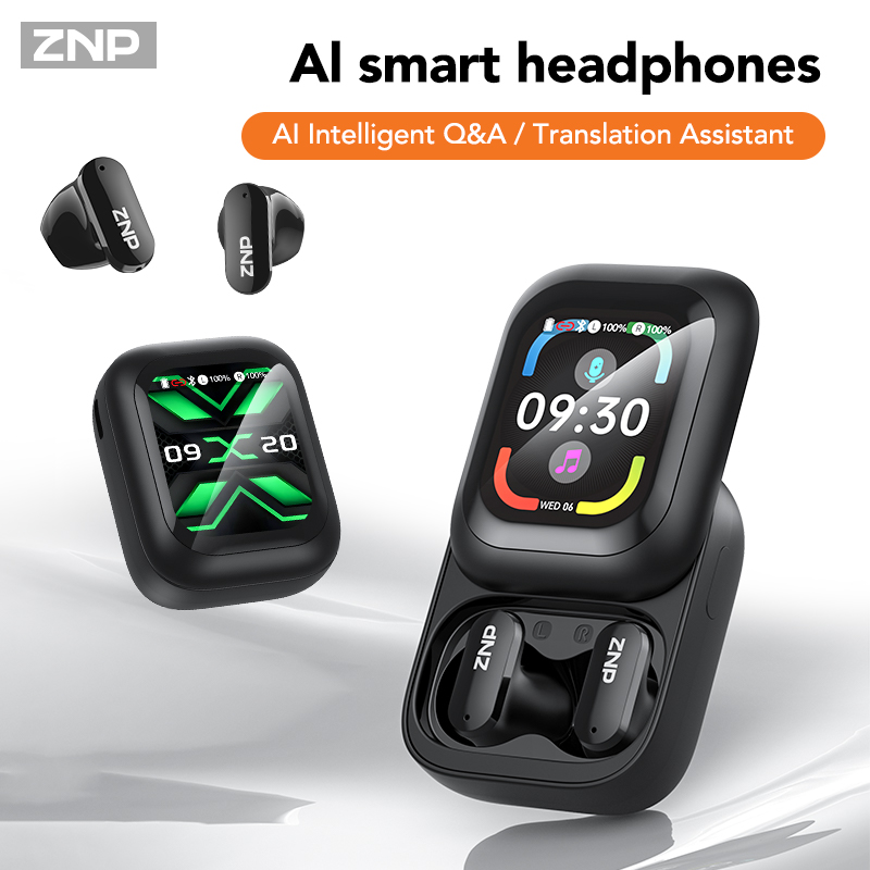 ZNP N04 TWS ワイヤレスイヤホン。タッチスクリーン - Headphones のレビューと価格
