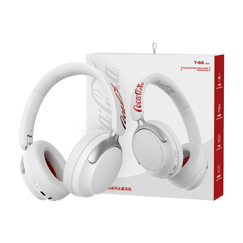 コカ・コーラ T-68Lite コラボレーション オーバーイ - Anc Wireless Over Ear Headphones のレビューと価格