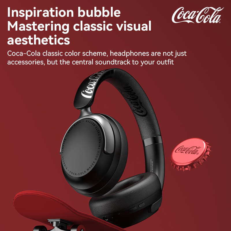 コカ・コーラ T-68Lite コラボレーション オーバーイ - Anc Wireless Over Ear Headphones のレビューと価格