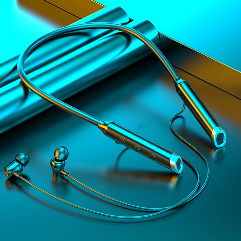 ワイヤレスヘッドホン Bluetooth 5.0 ネックバン - Magnetic Neckband Sports Earphones のレビューと価格