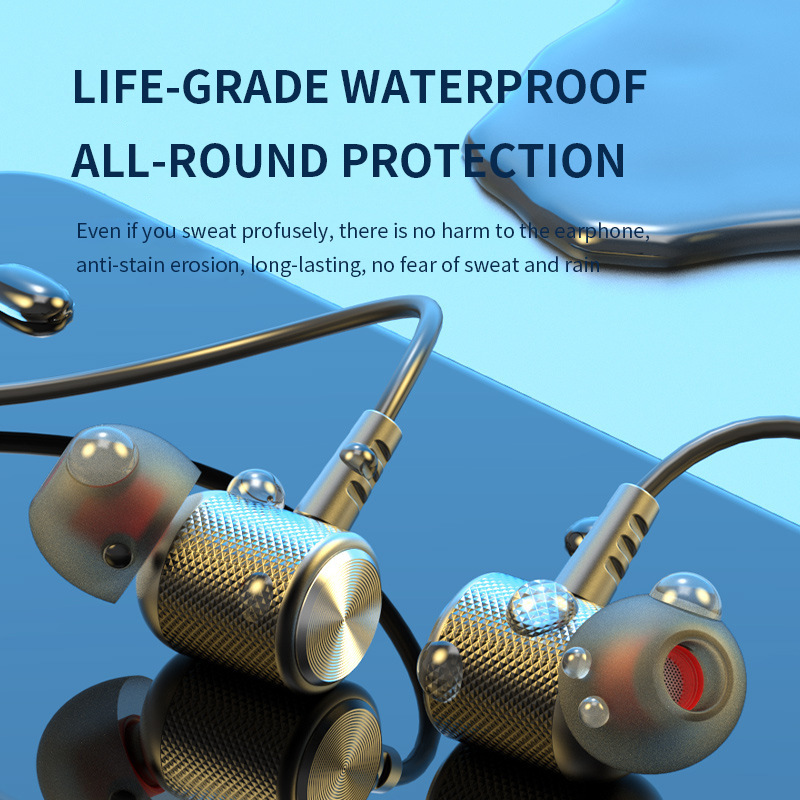 ワイヤレスヘッドホン Bluetooth 5.0 ネックバン - Magnetic Neckband Sports Earphones のレビューと価格